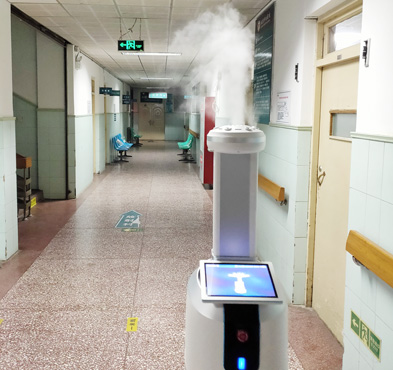 必发888登录入口智能 测温消毒机器人