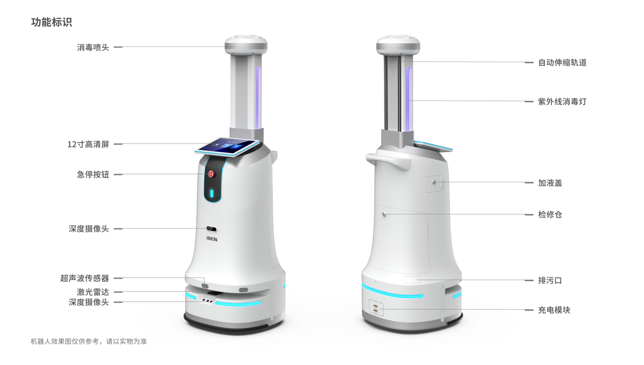 慧i消消毒机器人 慧i消消毒机器人